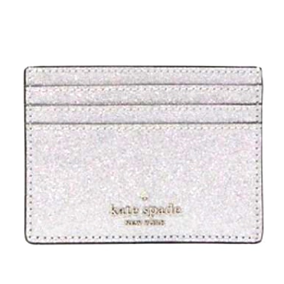 kate spade Handbags - NWT Kate Spade Lunar Light Shimmy Shimmer Slim Cardholder Wallet